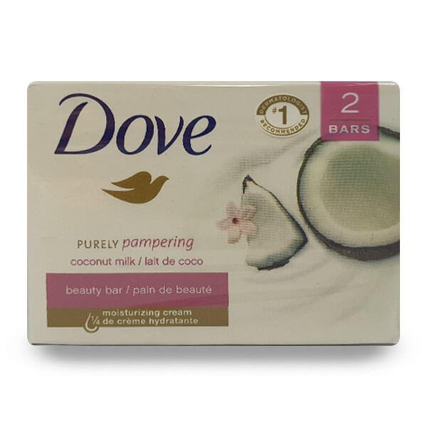 SMR Chocolates Dove Soap 2 Bars Coconut Milk